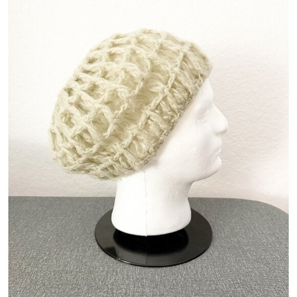 BAAR B&B Beards inc acrylic Open Knit Beanie Hat VTG o/s - Picture 7 of 7